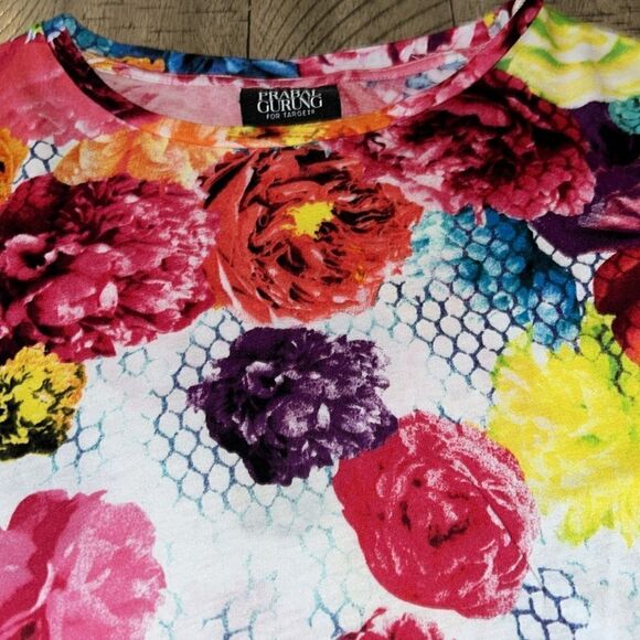 Prabal Gurung 🧑‍🎨 4Target🎯 Tattoo Flower 🌸 🌺 Pow💥er Shirt SOFT & Cool 😎 - Picture 6 of 14